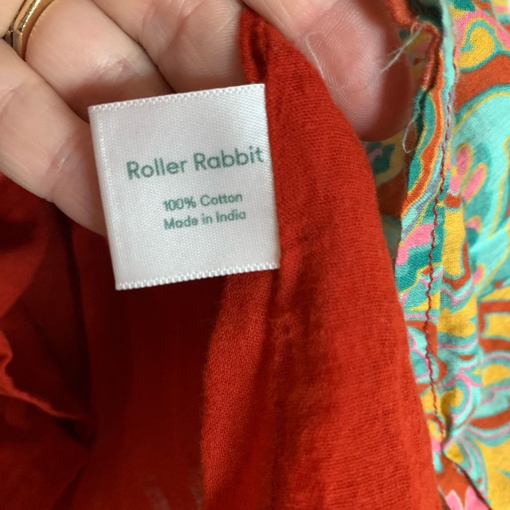 Roller Rabbit Rodez Pippa Printed Dress Size Small - Picture 7 of 9